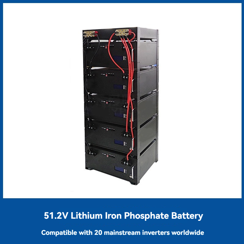 48V 500Ah Rack-Mounted Battery Pack — 20-30kW Output